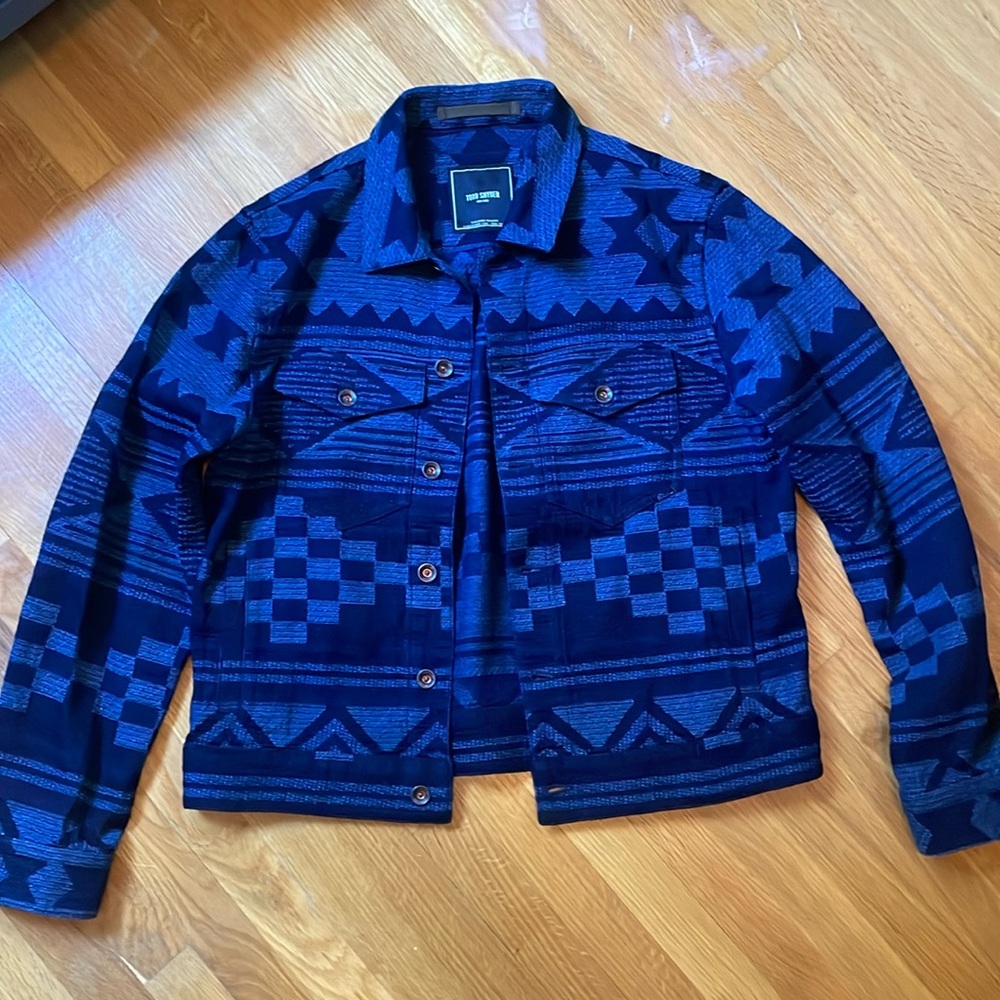 Todd Snyder M’s Jacquard Trucker Style Jacket